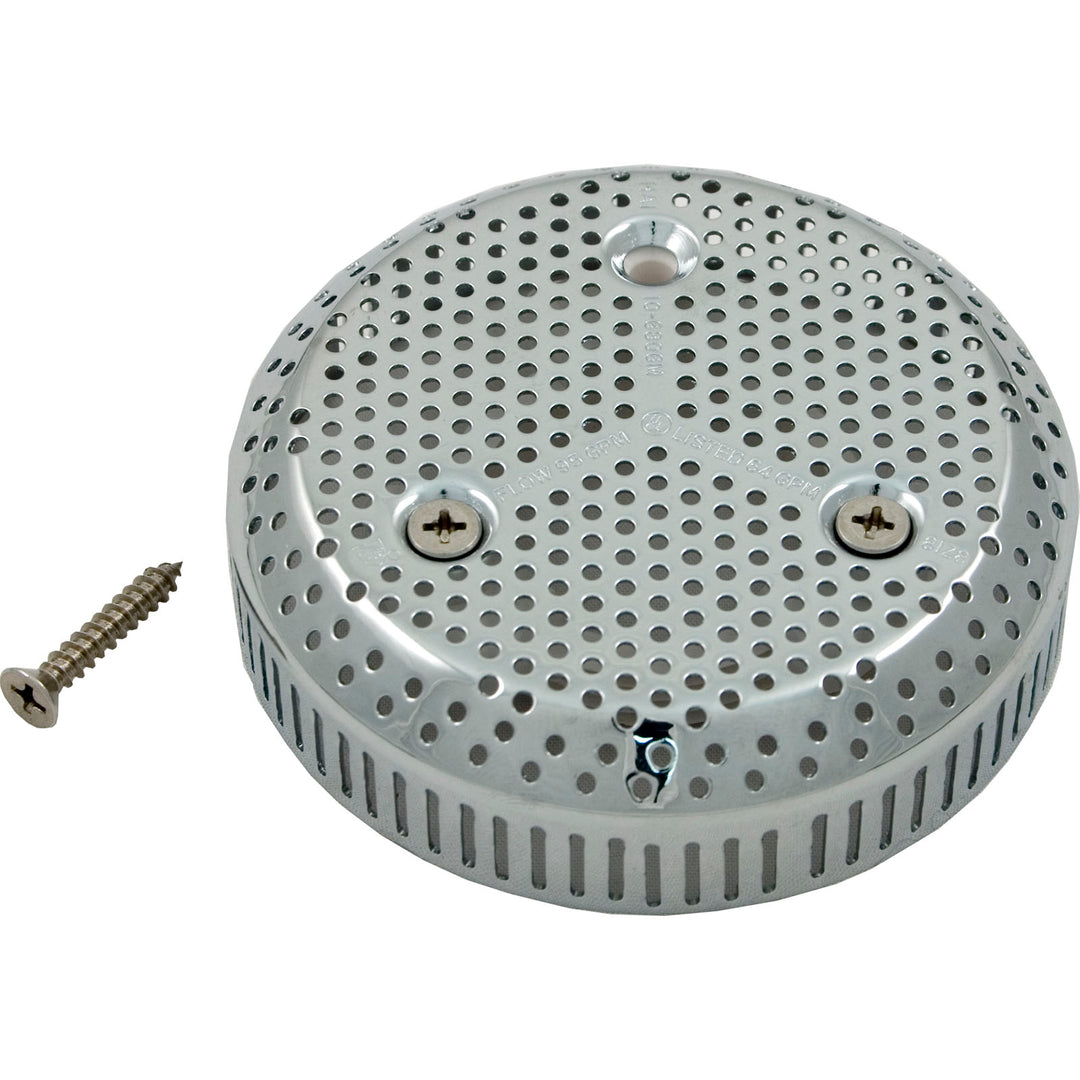 Balboa Suction Cover, BWG/HAI High Volume Suction Assy, Chrome