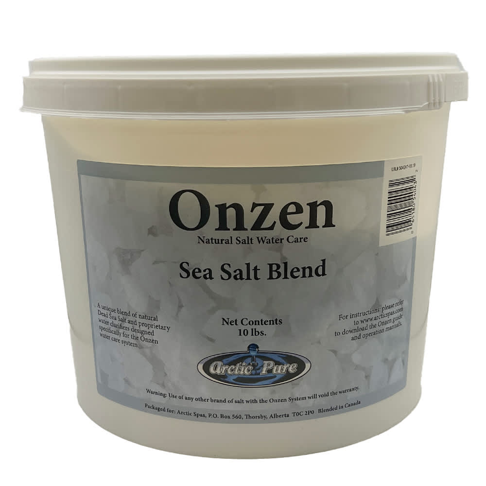 Arctic Spas 954043 Onzen Sea Salt Blend, Salt Formulated for Arctic Spa Boy & Onzen, 10# Bkt, Arctic Ideal Salt~2200-2500ppm