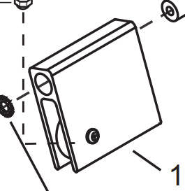 Cover-Pools 110006 Non Motor End Mechanism Pulley Housing