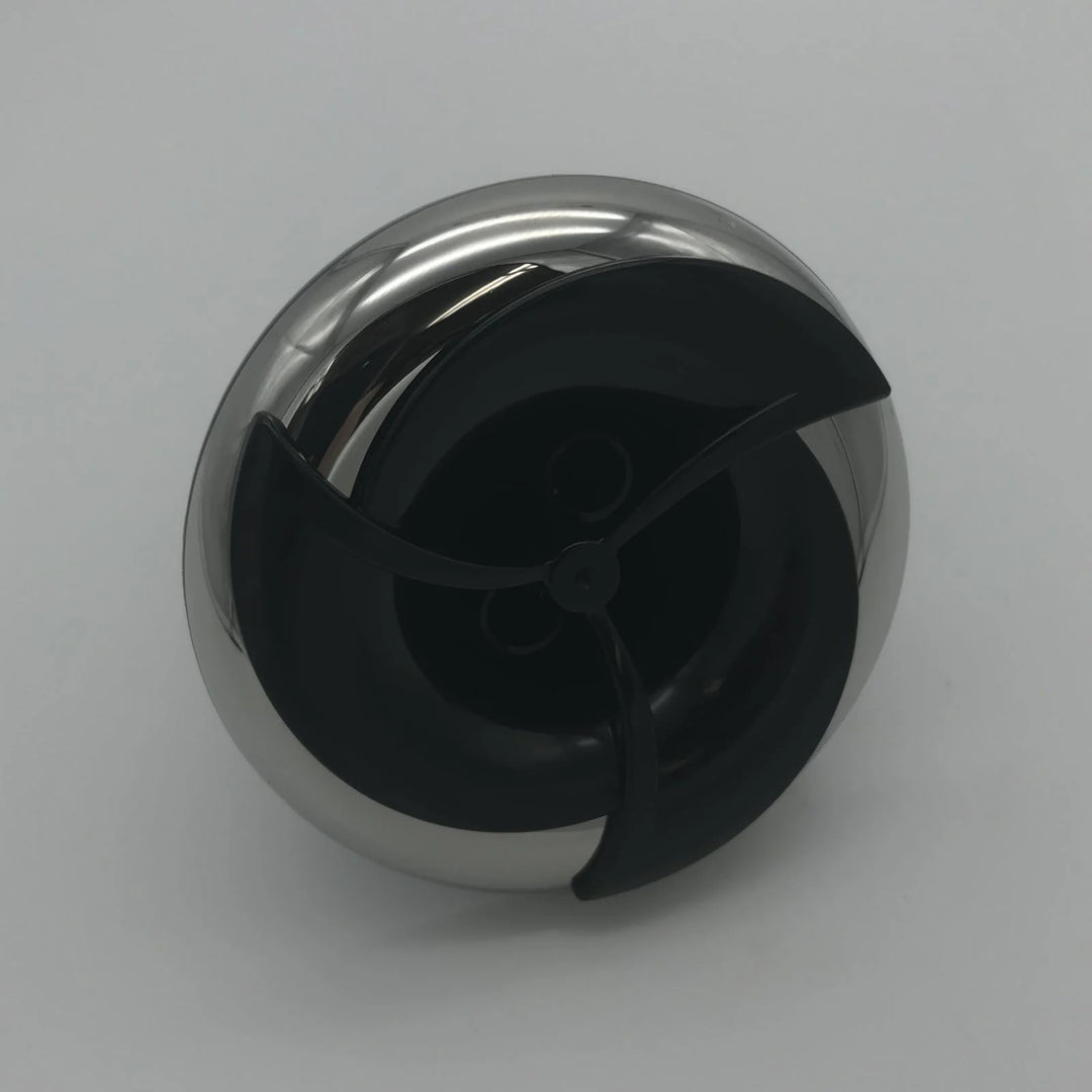 Arctic Jet JET-115173 Insert, Turbo 5" Twin Pulse, Black/Stainless Steel, Flex Tab