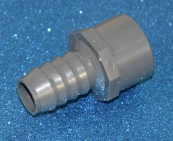 PVC 1474-015 Fitting 1-1/2" Gray Barbed Male Adapter x Slip