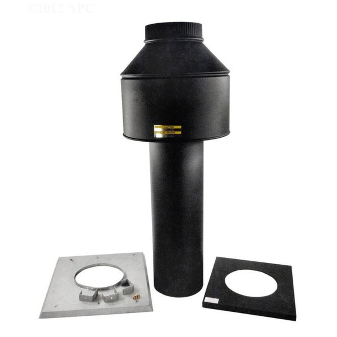 Raypak 336/337 High Wind Top 336 8" Flue