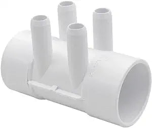 Waterway 672-4170 Manifold, PVC, 2"S x 2"S x (4) 3/4"SB Ports