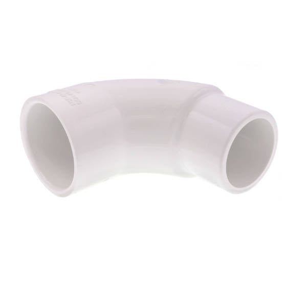 PVC 409-015S Fitting 1-1/2" Schedule 40 PVC Sweep 90 Elbow Socket x Spigot