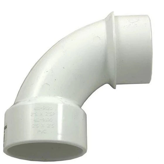 PVC 411-9120 2" 90 DEG SWEEP STREET ELL