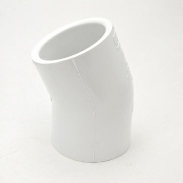 PVC 416-020 2" Sch 40 PVC 22-1/2 Elbow - Socket (465-020 & 416-020)
