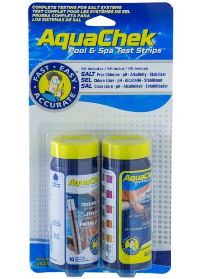 Hach AquaChek Salt System Test Strips & 4 Way Test Strips