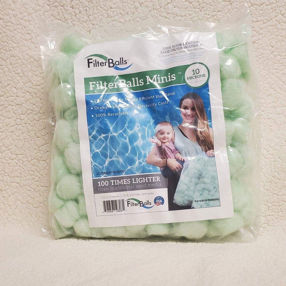 FilterBalls Green Minis - 1Lbs Bag / 1cuFt