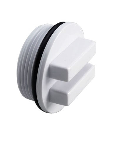 Ocean Blue 175005 Plastic Threaded Winter Plug w/ O-Ring for 1-1/2" Fitting
