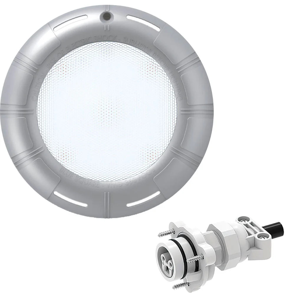 Blue Square Vivid 360 Retro Pool Light 30W - Multicolor - Pentair w/ Plug Kit