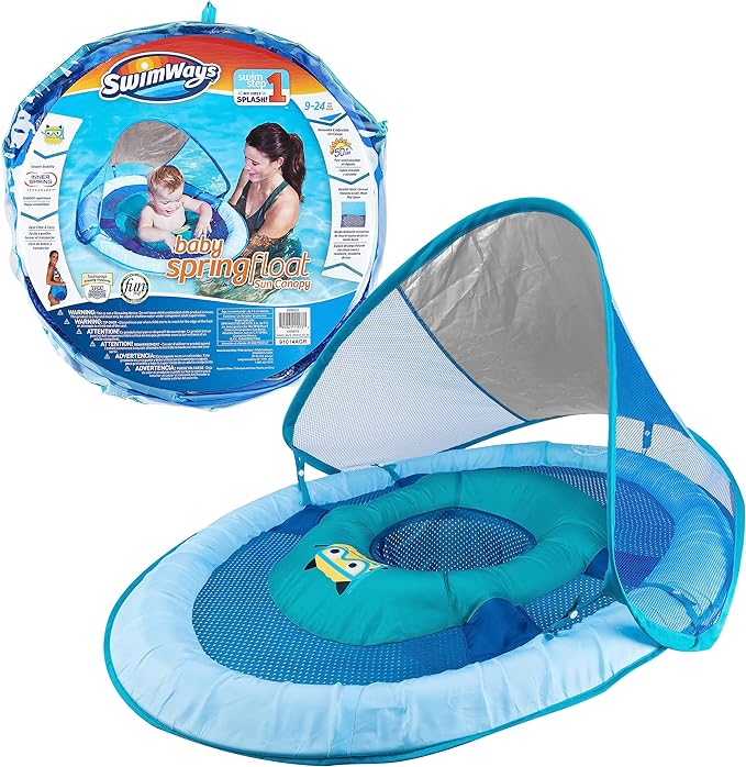 Swimways 6056222 Canopy Blue Monster