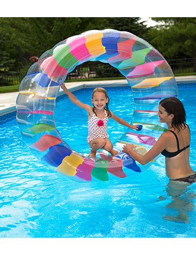 Ocean Blue 950452 Rainbow Roller Color Wheel Inflatable Pool Float