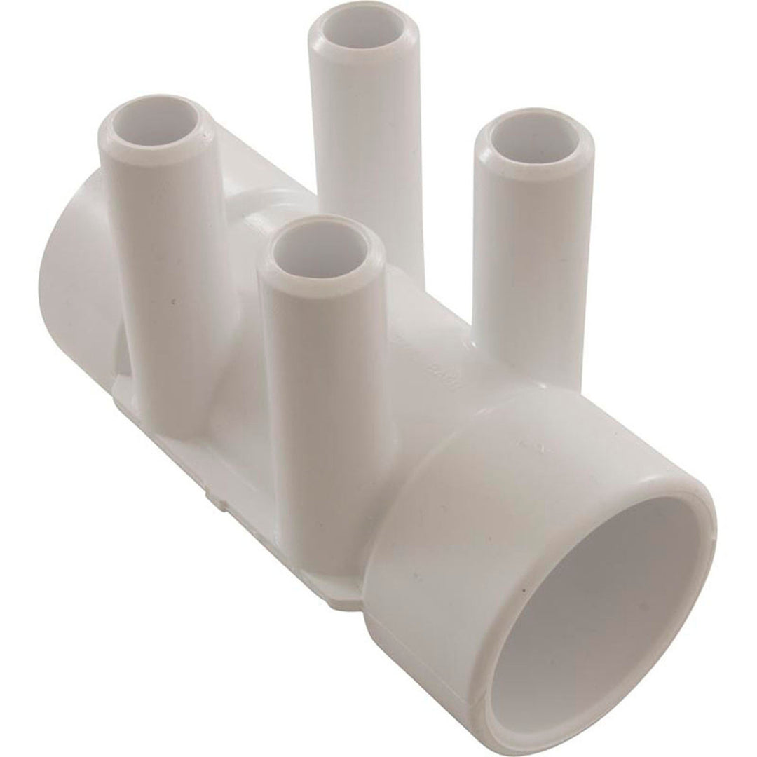 Waterway 55-270-2175 Manifold, 3/4" sb, 4 Port, Flo wThru, 1-1/2"s X 1-1/2"s