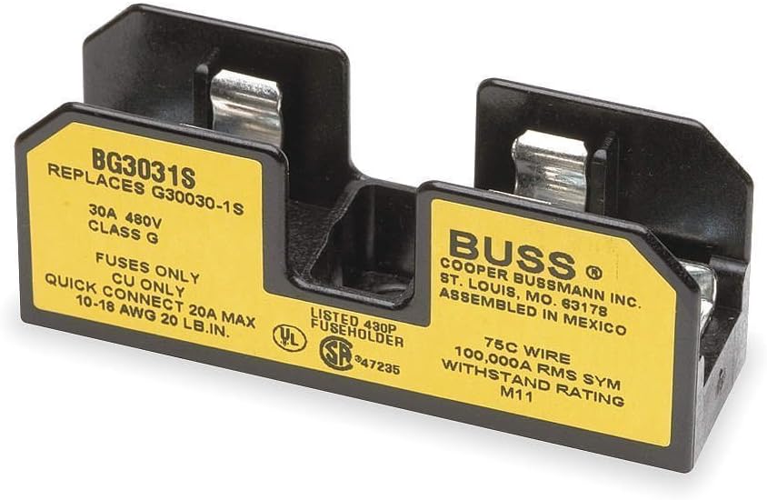Bussmann BG3031S, 30Amp 480V Fuse Holder