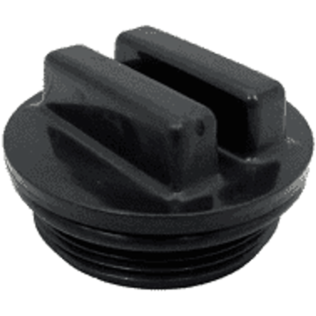 CMP 25543-004-000 1.5in NPT Plug with O-Ring (Black)