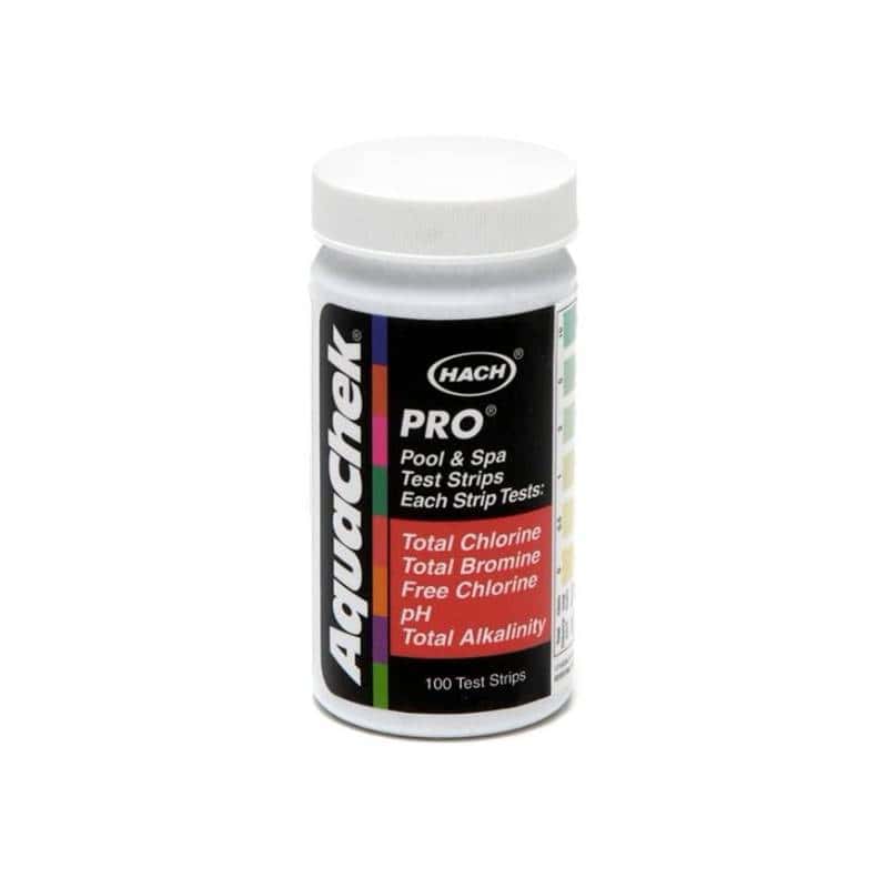 Hach Aquachek 511710 Pro 5-In-1 Test Strips 100 Per Bottle