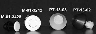 Aladdin M-01-3242 Air Button Transmitter, 2 1/2" x1 1/4" MPT Series, Low Profile, Rim