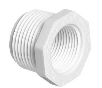 PVC 439-101 Fitting Reducer Bushing 3/4" MIPT x 1/2" FIPT