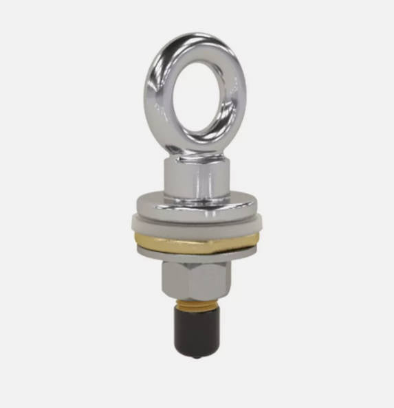 Perma-Cast PI-72B-I Replacement Rope Eye, Chrome Plated Brass, 1.38"Diameter, .75" hole