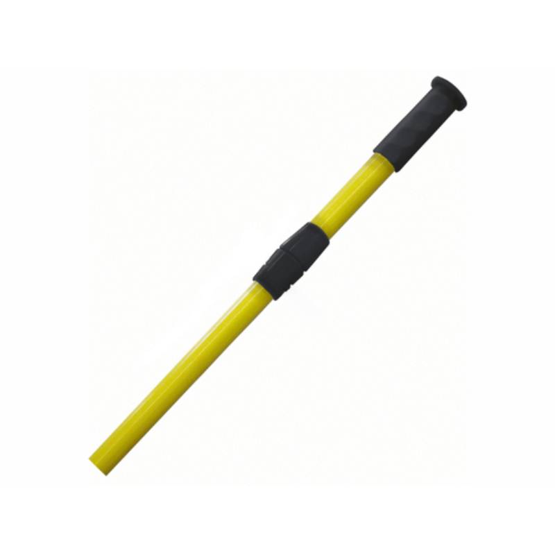 PoolStyle PS232Y 8'-16' Yellow/Black Fiberglass Telescopic Pole