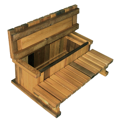 Arctic Spas GAZ-150050 Step 36" Wide Storage 2 Tier Cedar