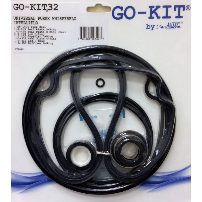 Aladdin Go-Kit32 For Pentair Whisper/Intelliflo O-Rings And Seal Kit