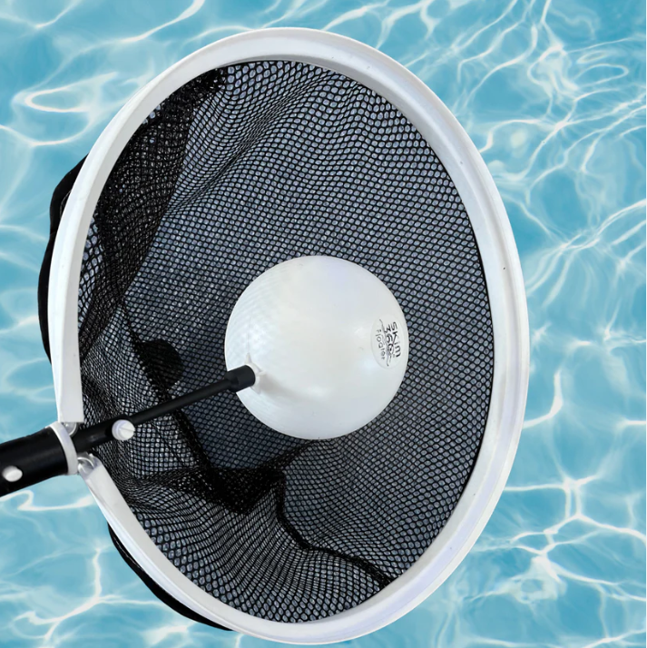 SKiM360 Floater 18" Large Opening Leaf Net - Black Polyester