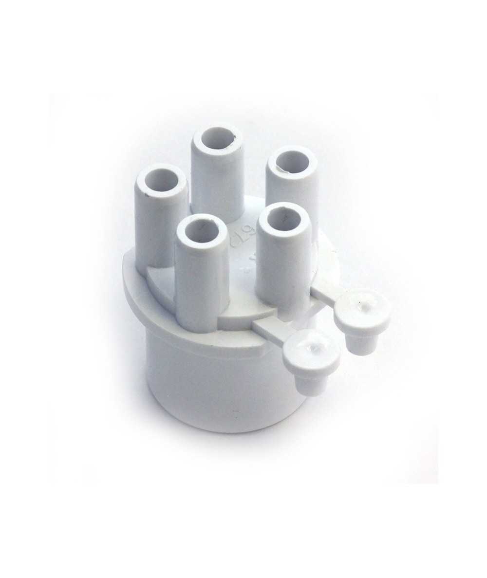 Waterway 672-4100 Manifold 1"Spg x (5) 3/8"SB Ports w/ 2 Plugs