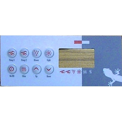 Arctic Spas PRT-114509 Topside Overlay TSC-8 Gecko