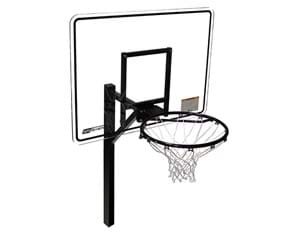 S.R. Smith BASK-CHA-16 Challenge Pool Basketball, 16" On Center Anchor Spacing, 12" Setback
