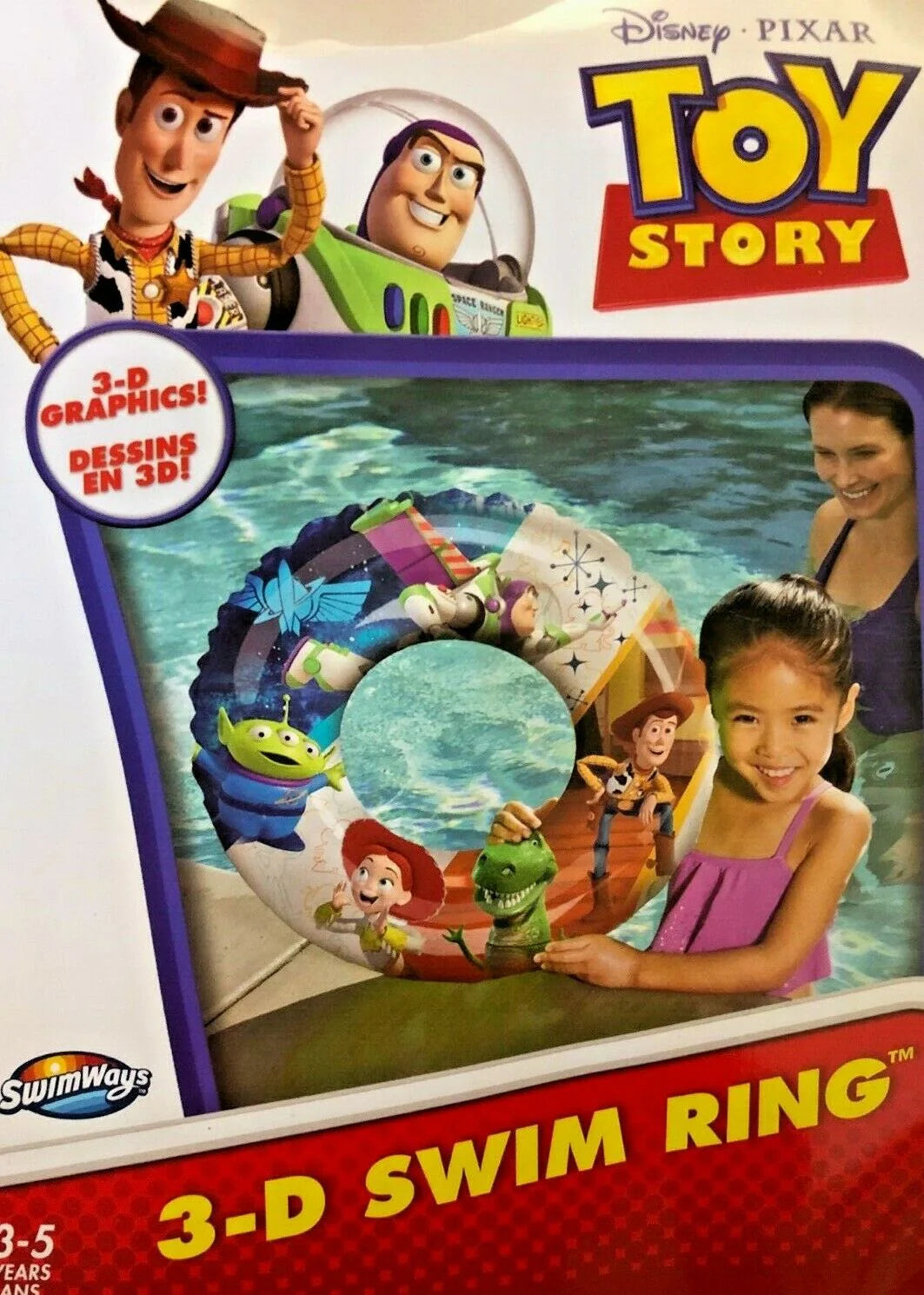 Swimways 6039009 - Toy Story 3-D Swim Ring