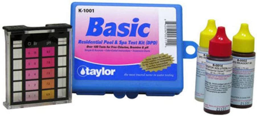 Taylor K-1001 3-Way Residential Test Kit for Free Chlorine, Bromine, pH (DPD)