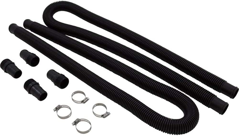 Pentair 155151 6'x1.5" Hoses Replacement Kit Inc. Male Fittings & Hose Clamps
