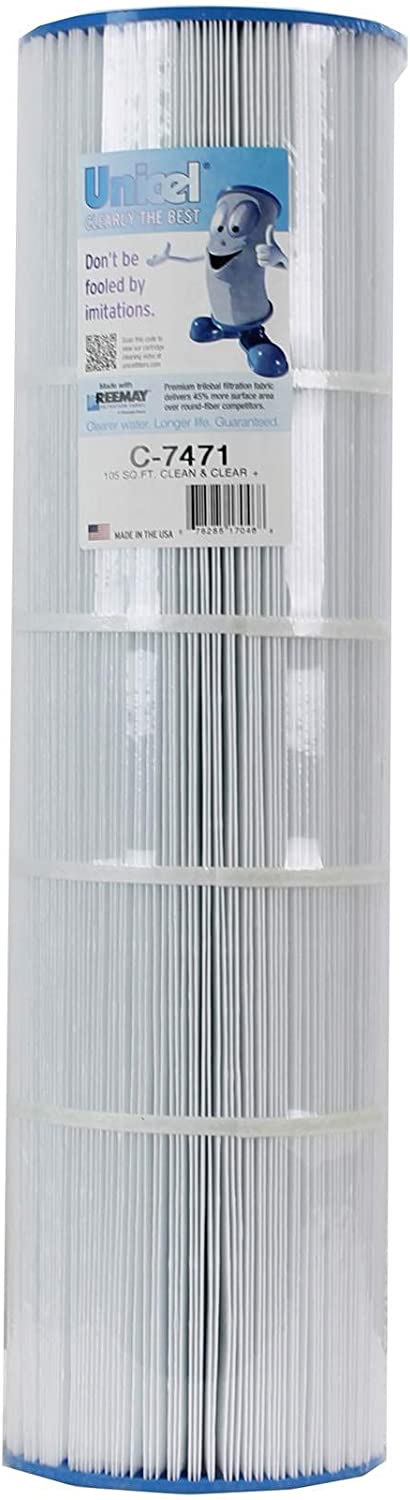 Unicel C-7471 105 Sq.Ft. 420 Clean & Clear+ Filter, 7x26-1/16", 3" Open Ends, 4 Req'd
