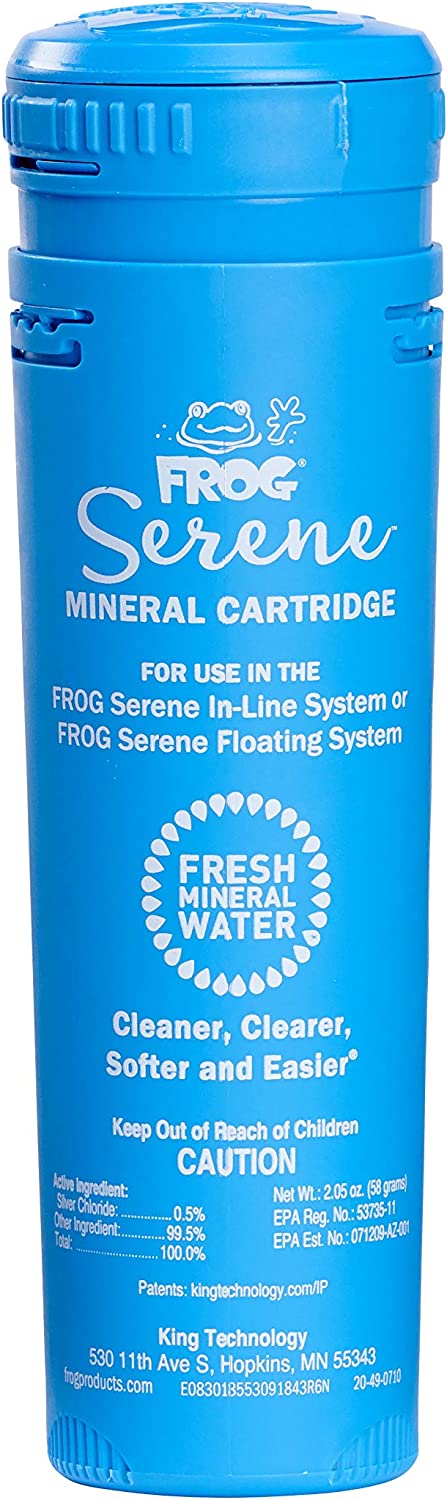 King Tech 01-14-3812 Spa Frog Serene Mineral Cartridge