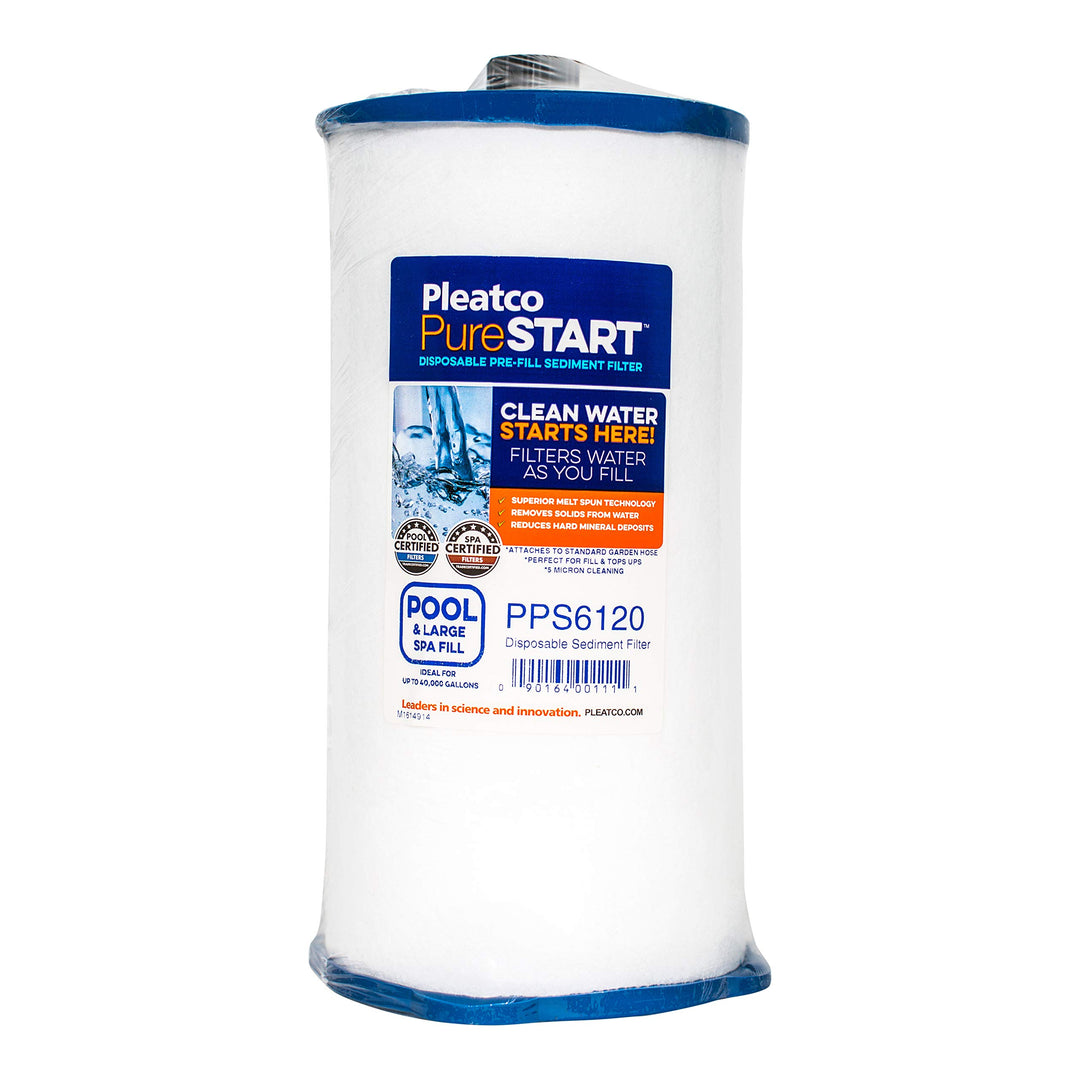 Pleatco PPS6120 Filter Cartridge, White Purestart Prefilter