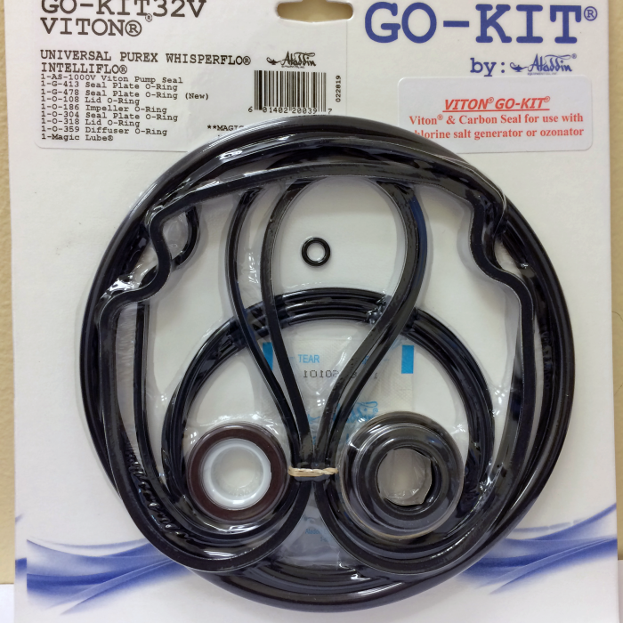 Aladdin GO-KIT32V Pentair Whisper/IntelliFlo O-Ring and Viton Seal Kit