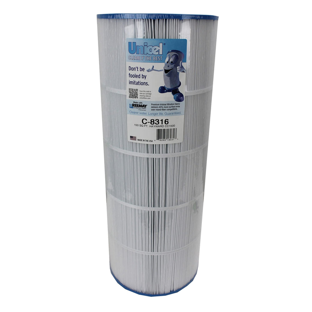 C-8316 - Unicel 150 Sq.Ft. Hayward CC1500RE Filter, 8-15/16"x23-5/16", 4" Open Both Ends