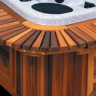 Arctic GAZ-150055 8' Spa Cedar Bar Corner