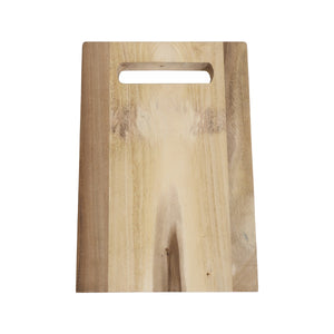 Solid Acacia Cutting Board With Carry Handle