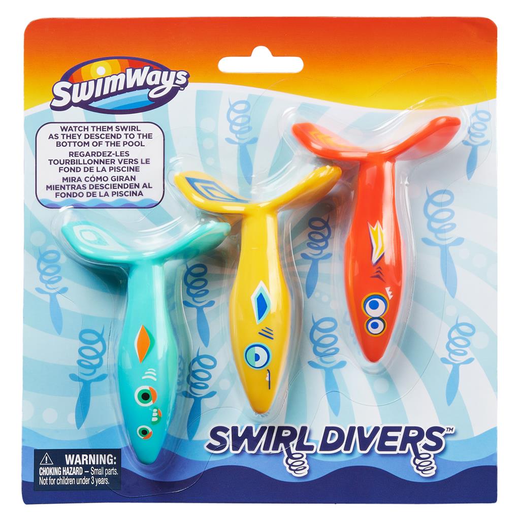 Swimways 6065747 Swirl Divers - 3 Pack