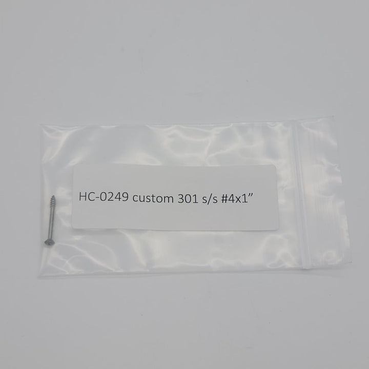 APC HC0249 UT Slider Screw, #4x1" Phillips Head, Stainless, Universal With Other Slider