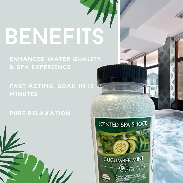 Pure and Simple Fragrance Spa Shock Cucumber Mint 1.875 lbs.