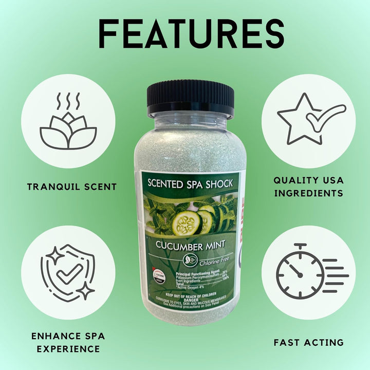 Pure and Simple Fragrance Spa Shock Cucumber Mint 1.875 lbs.