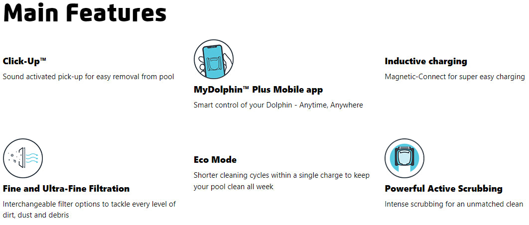 Maytronics Liberty 400 Cordless Robotic Pool Cleaner <=33' Pools, 3YW, With MyDolphin Plus App