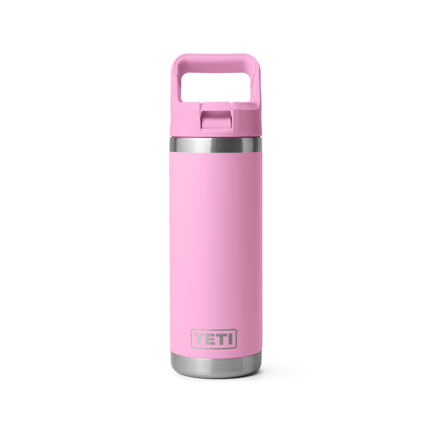 YETI Rambler Bottle 18oz w/ Color Straw Cap