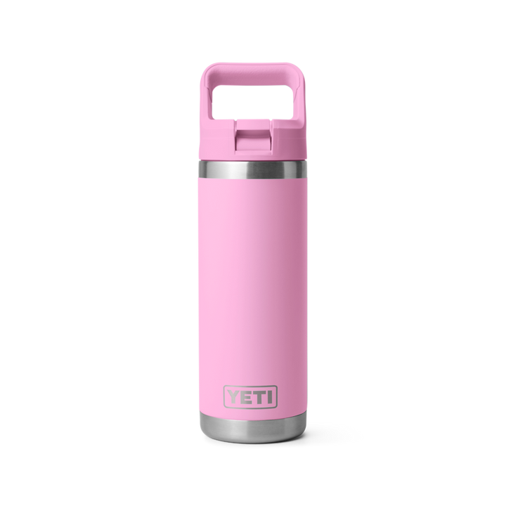 YETI Rambler Bottle 18oz w/ Color Straw Cap