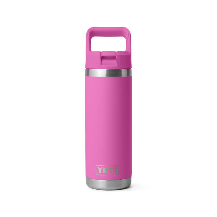 YETI Rambler Bottle 18oz w/ Color Straw Cap