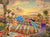 Thomas Kinkade Disney - Jasmine Dancing in the Desert Sunset - 750 Piece Puzzle