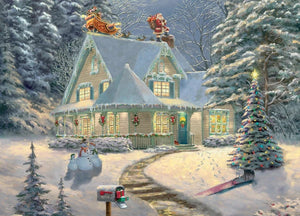 Thomas Kinkade Holiday - Midnight Delivery - 1000 Piece Puzzle